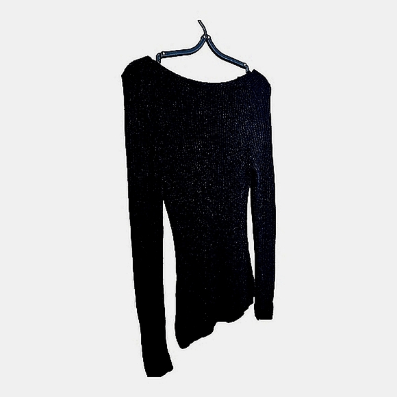 Allsaints Rhoda Jumper V-neck Sweater in Black - Picture 4 of 10